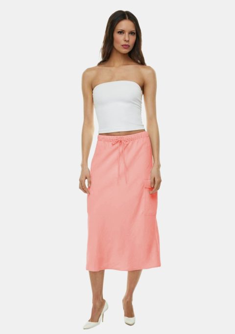 Bella Pink Cargo Skirt