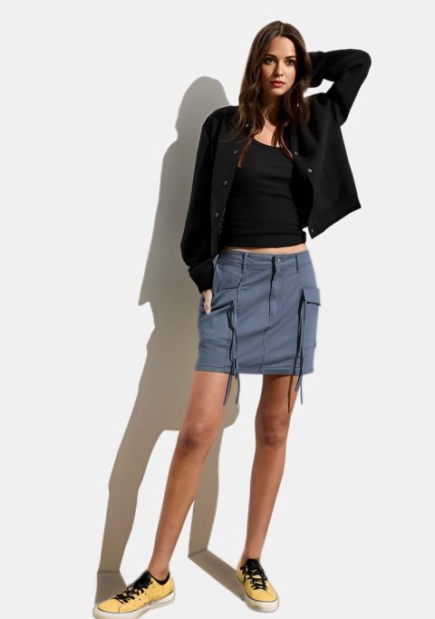 Evelyn Mini Cargo Skirt