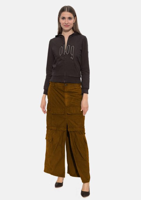 Faith Maxi Ochre Cargo Skirt