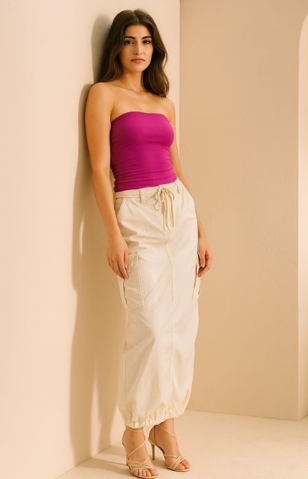 Cargo Maxi Skirt