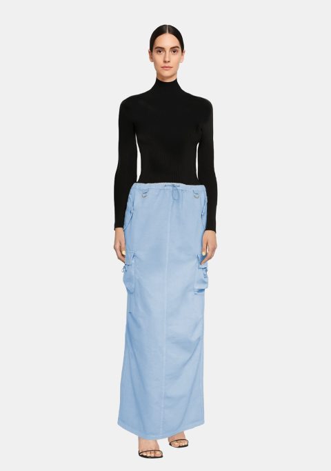 Powder Blue Cargo Skirt