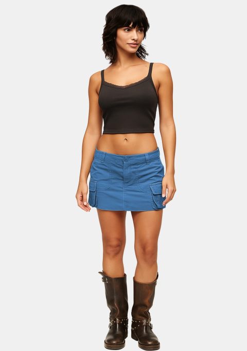 Edge Cargo Mini Skirt